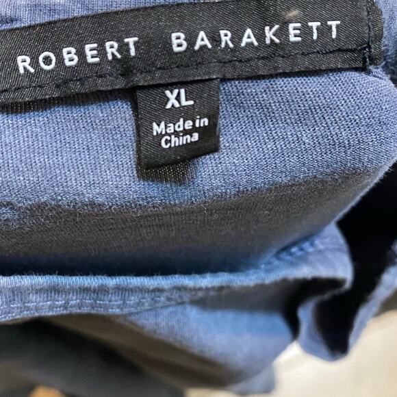 Robert Barakett Marine Blue Kentville Short Sleeve Crewneck T-Shirt Size XL - Picture 4 of 6